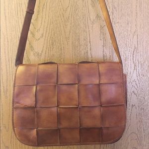 EUC Brown Leather Patricia Nash Crossbody